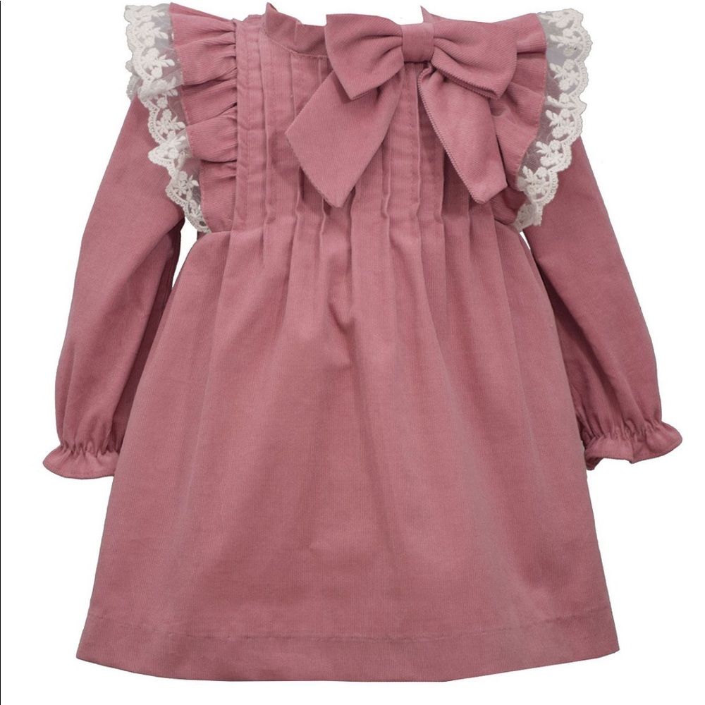 Bonnie baby corduroy dress